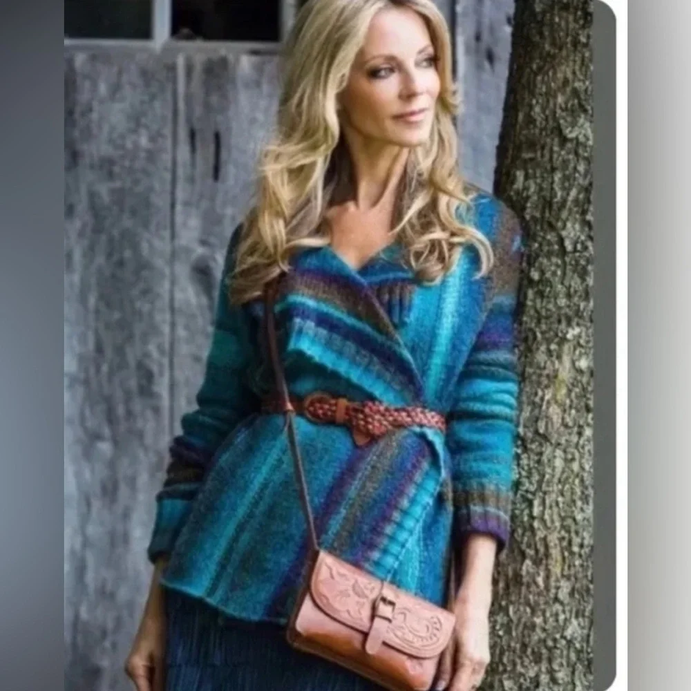 Patricia Nash Tan Leather Crossbody Bag